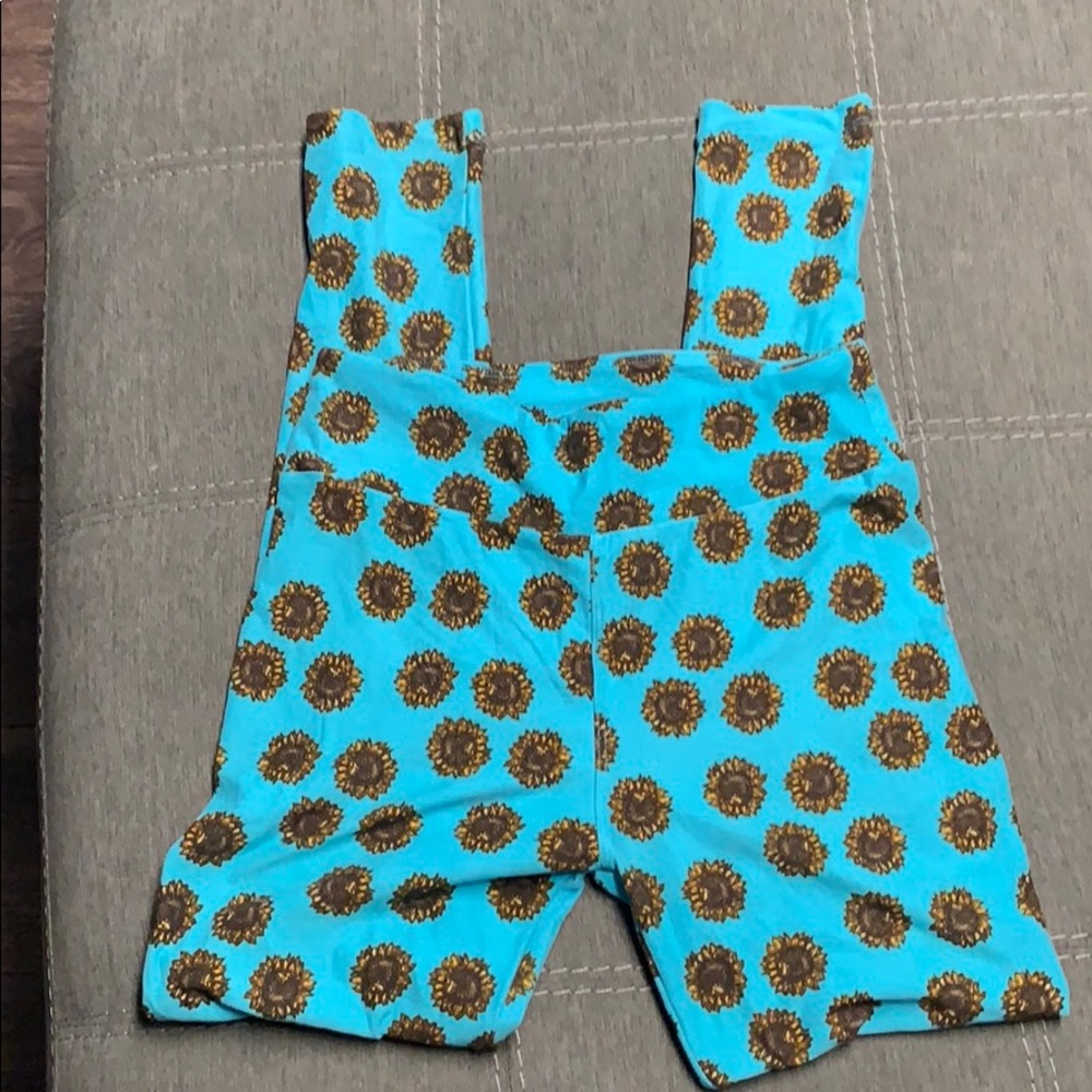 LuLaRoe sunflower leggings